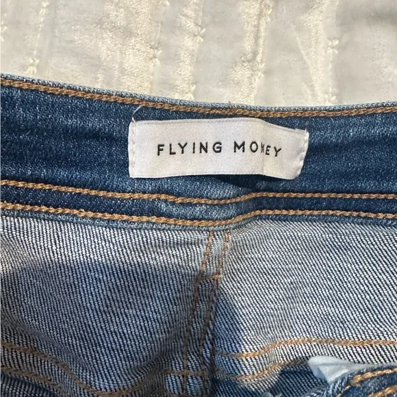 Flying Monkey Dark Blue Jean Shorts - Picture 6 of 9